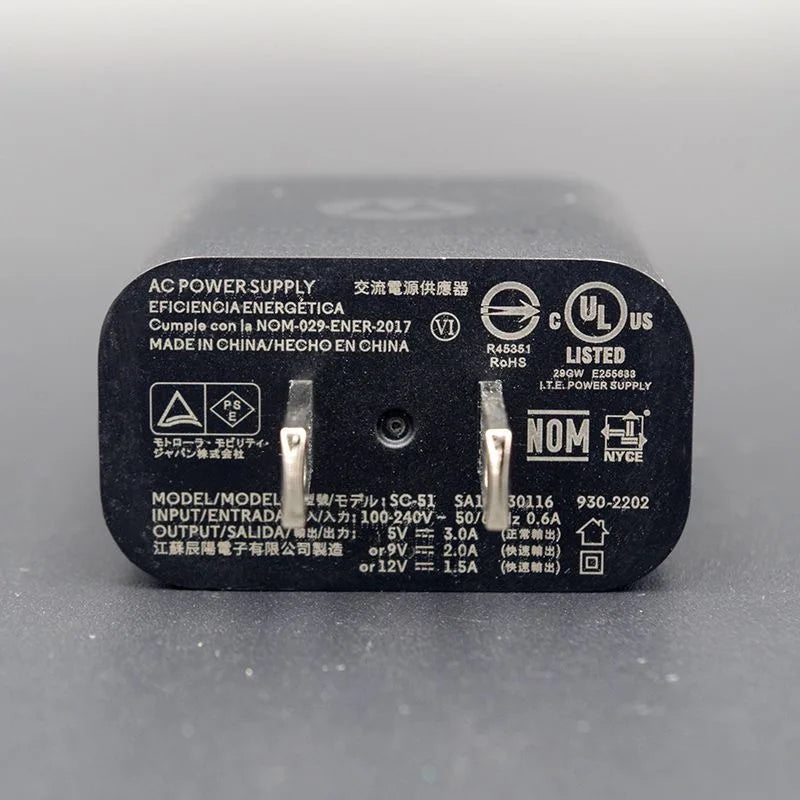 Chargeur rapide TurboPower™ 18W QC 3.0 + câble USB-C