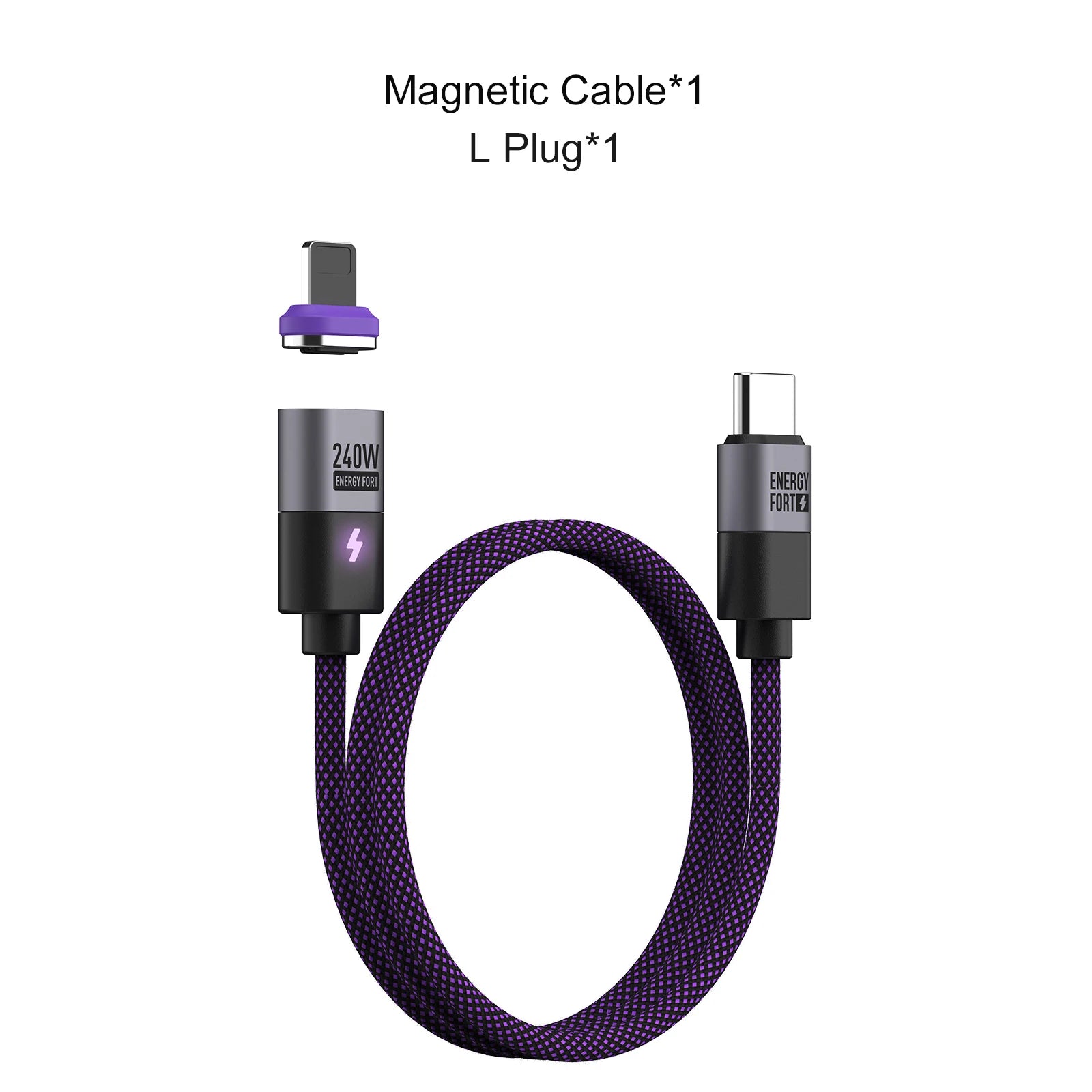 Câble de charge magnétique 240W – Ultra résistant & rapide